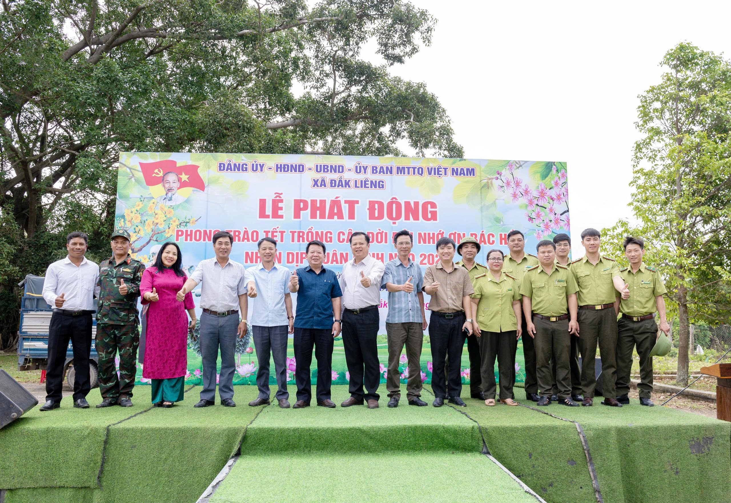 Xã Đắk Liêng phát động “Tết trồng cây đời đời nhớ ơn Bác Hồ” xuân Bính Ngọ 2026